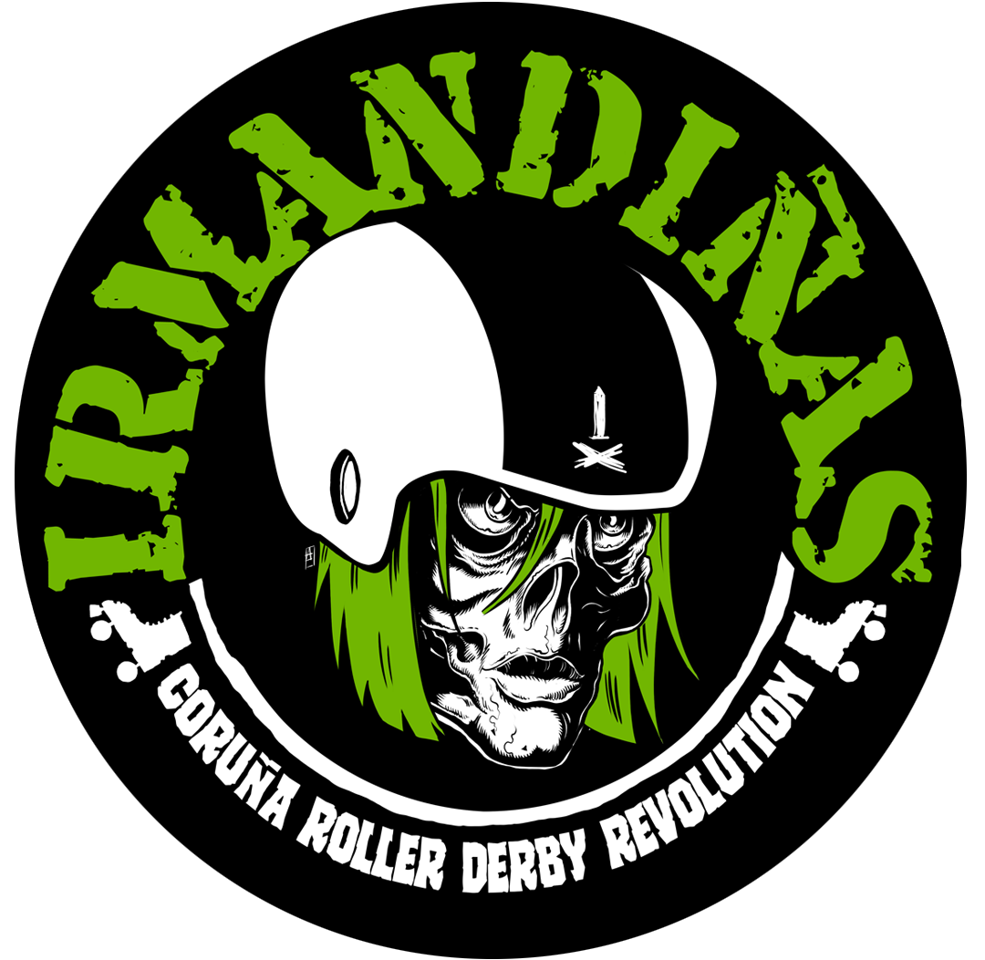 Logotipo Irmandiñas Roller Derby